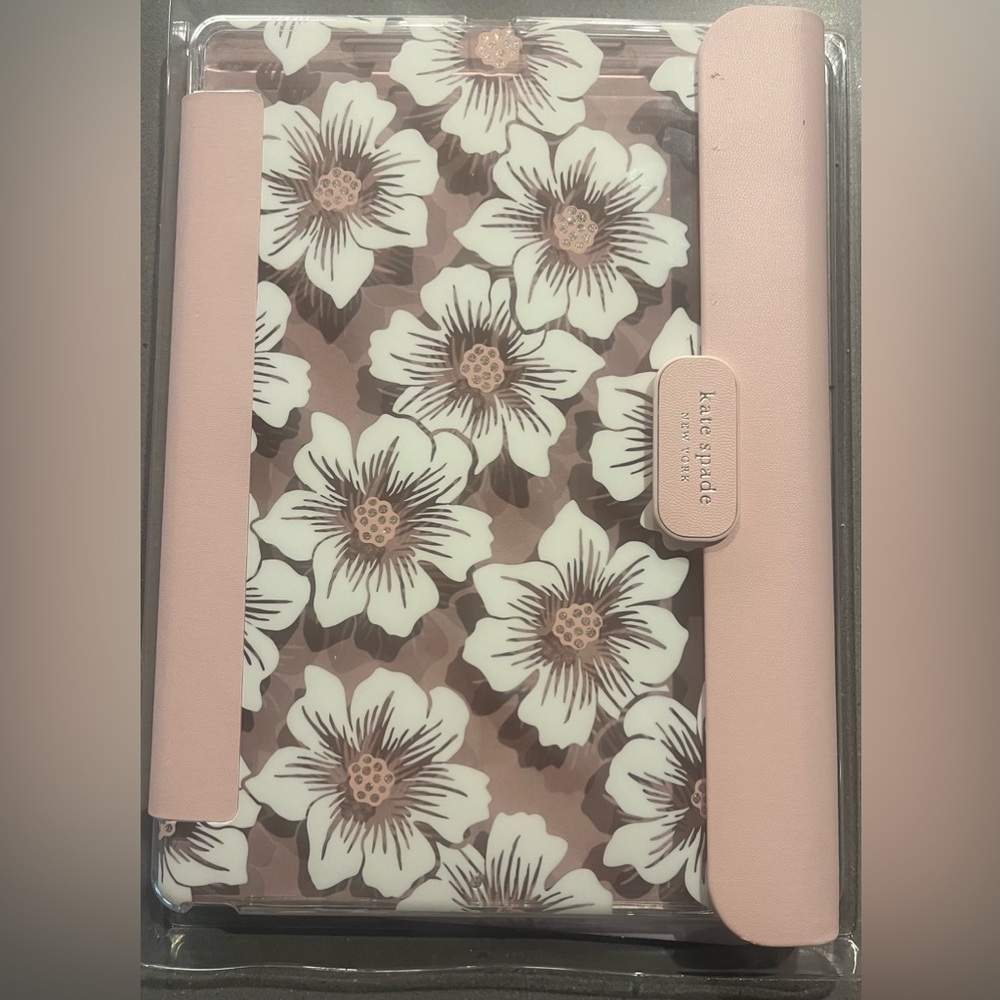 Kate Spade Pink and White Floral IPad Case